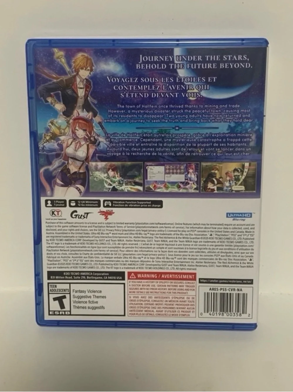 Atelier Resleriana: The Red Alchemist & The White Guardian for PlayStation 5